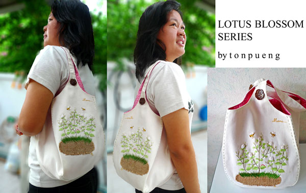 ถุงผ้า lotus blossom series